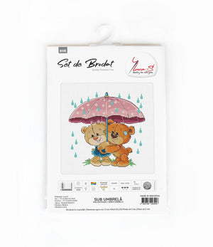 Cross Stitch Kit Luca-S - Under Umbrella, B1178 - Luca-S Cross Stitch Kits
