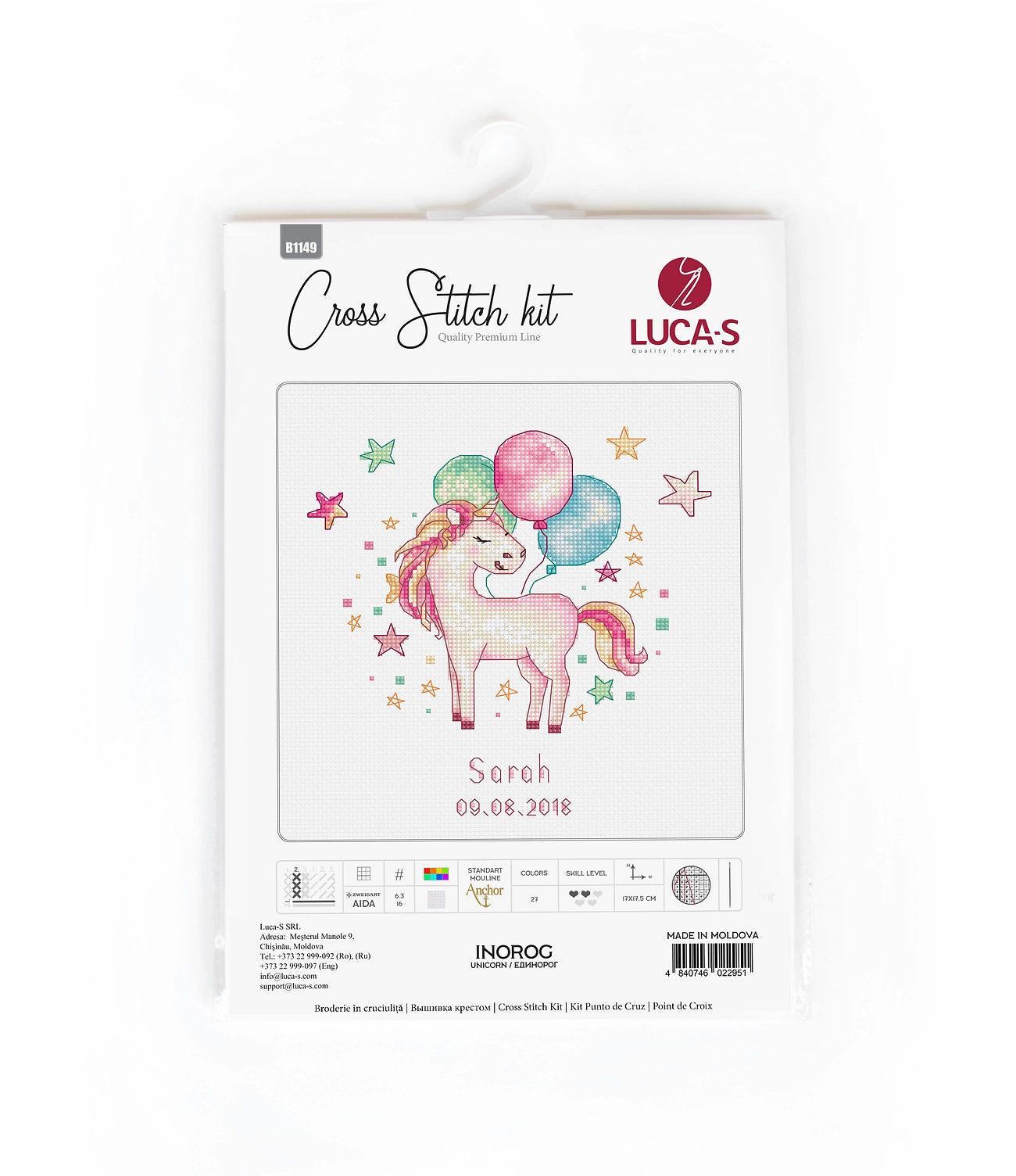 Cross Stitch Kit Luca-S - Unicorn, B1149 - Luca-S