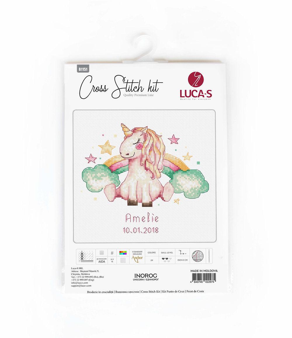 Cross Stitch Kit Luca-S - Unicorn, B1151 - Luca-S