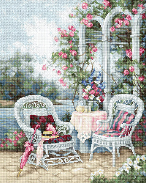 Luca-S BU5063 The Poppy Girl Cross Stitch Kit – BRODERIE DU