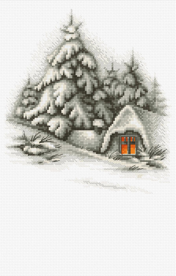 Cross Stitch Kit Luca-S - Winter Landscape, B2279 - Luca-S