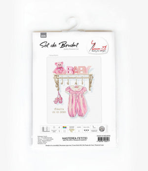 Cross Stitch Luca-S - Baby girl birth, B1175 - Luca-S Cross Stitch Kits