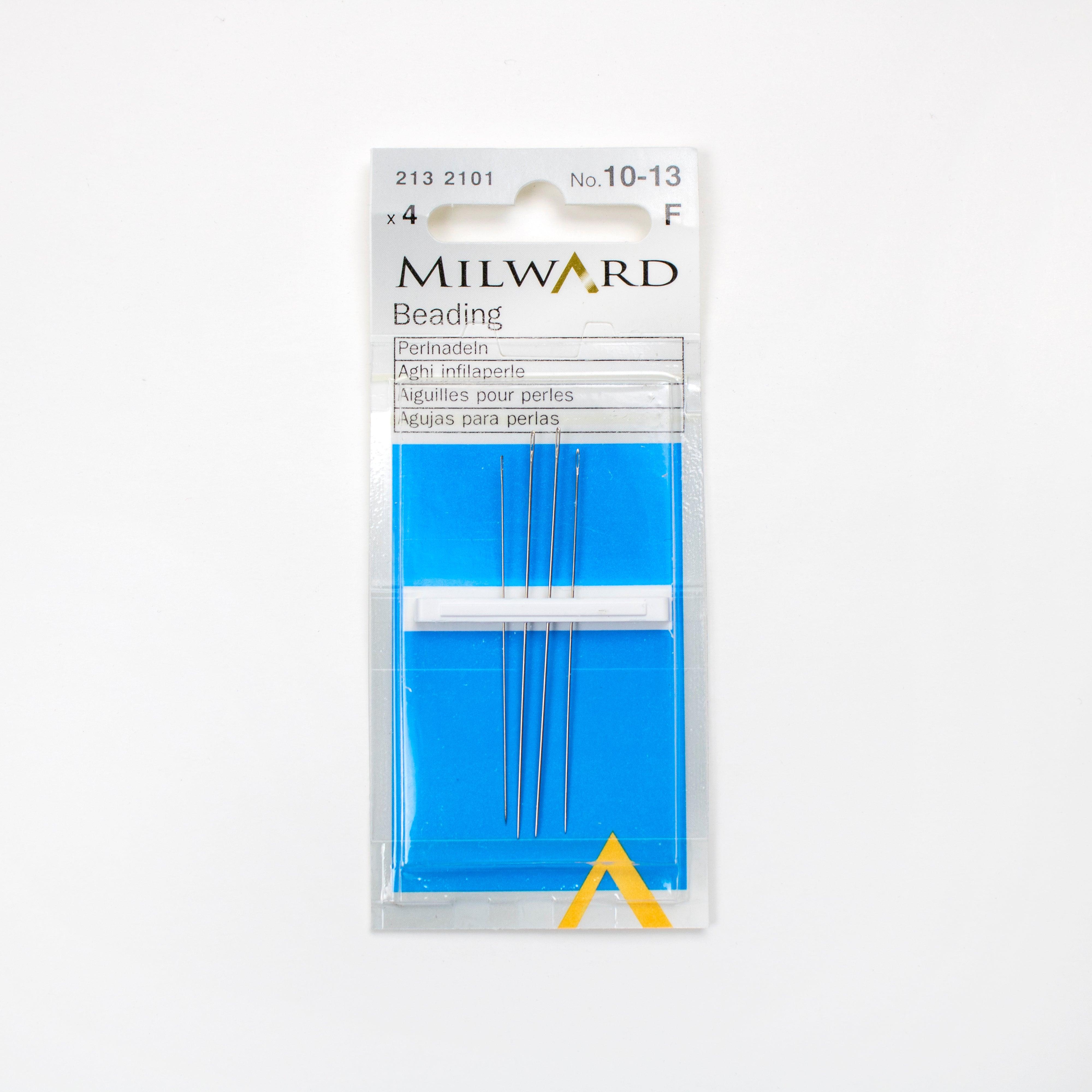 Milward Beading Needles No.10-13 - 4 Pack - Luca-S Needles