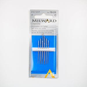 Milward Chenille Hand Needles No.18-24 - 6 Pack - Luca-S New