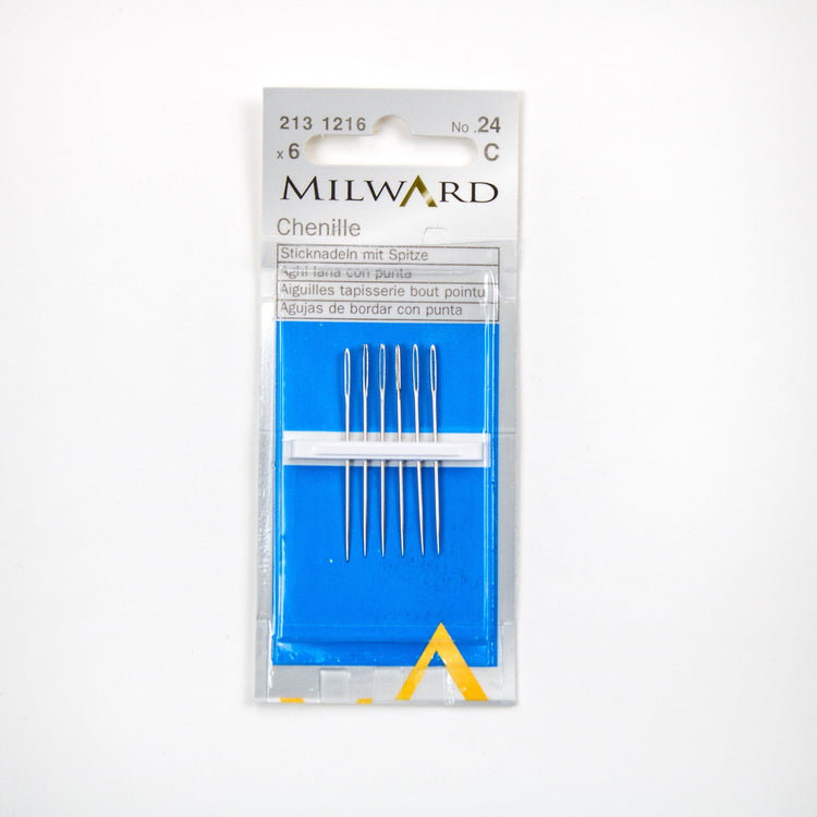 Milward Chenille Hand Needles No.24 - 6 Pack - Luca-S New