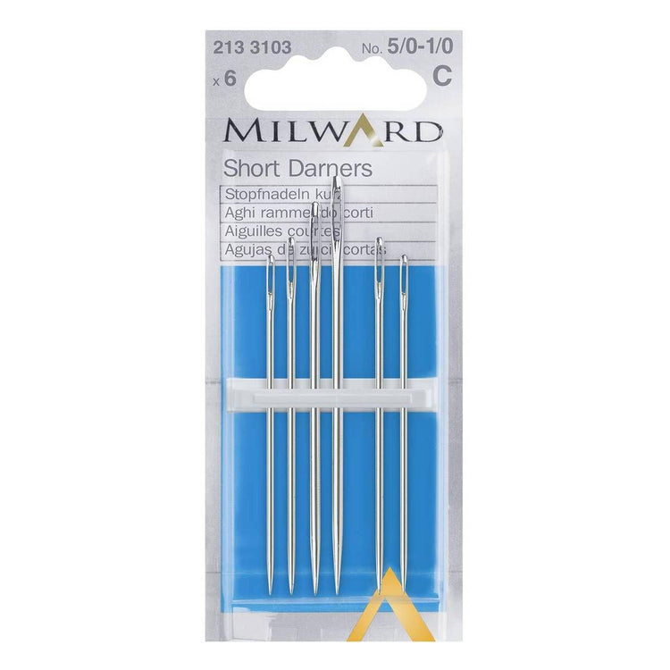 Milward Short Darner Needles - 6 Pack - Luca-S New