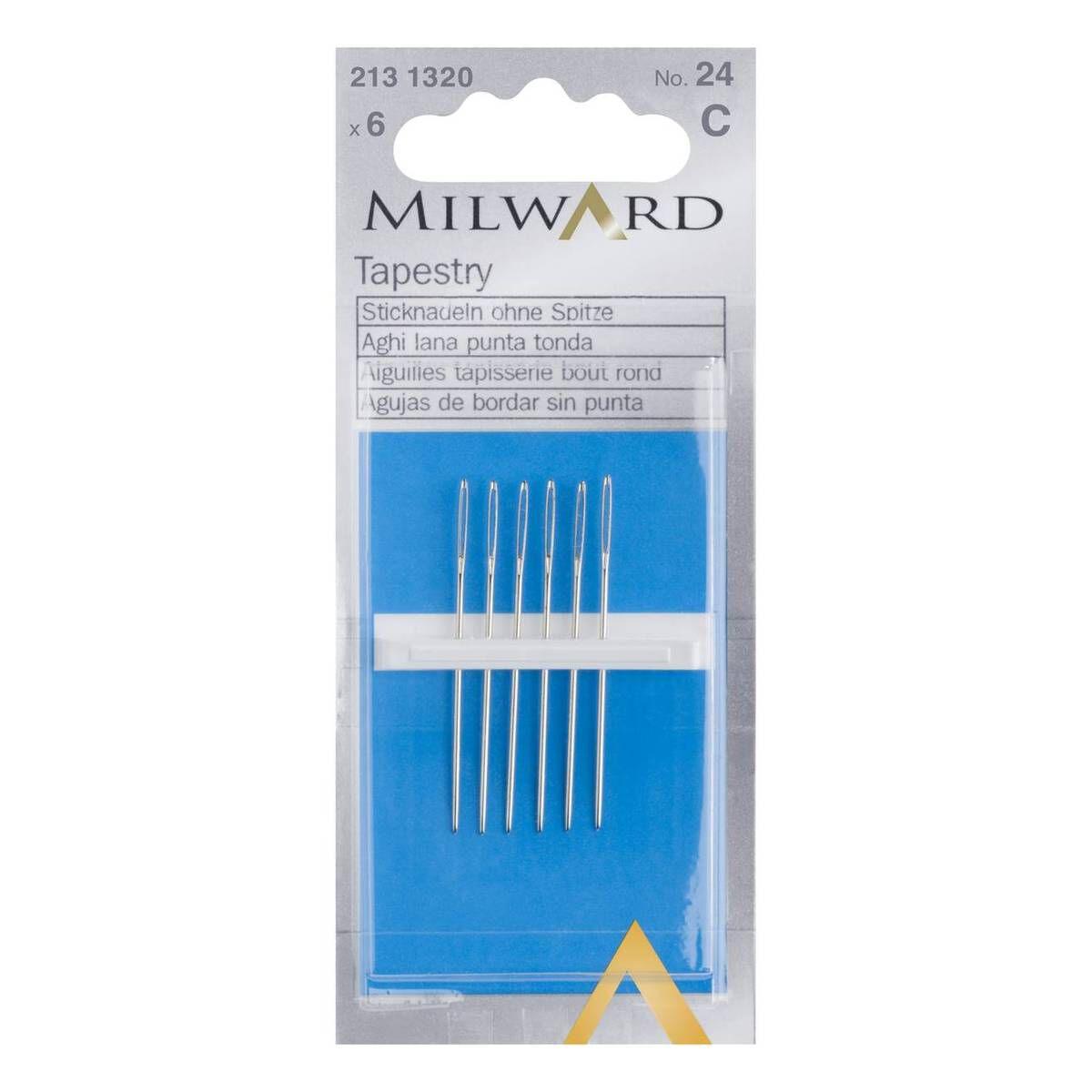 Milward Tapestry Needles No. 24 - 6 Pack - Luca-S New
