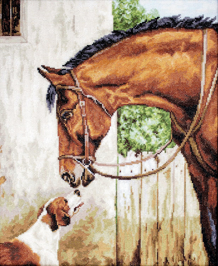 Petit Point Kit Luca-S - Hunter and Foxhound, G580 - Luca-S