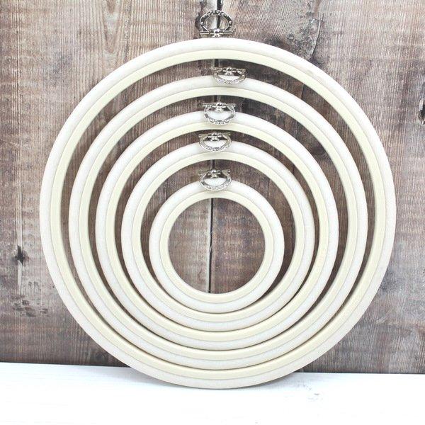 Sand Embroidery Round Hoop - Nurge Flexible Hoop, Round Cross Stitch Hoop - Luca-S Hoops