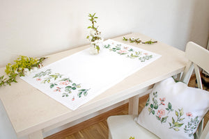 Table Topper - Cross Stitch Kit Table Cloth, FM019 - Luca-S Table Topper Kits