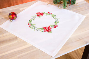 Table Topper - Cross Stitch Kit Table Cloth - Luca-S Table Topper Kits