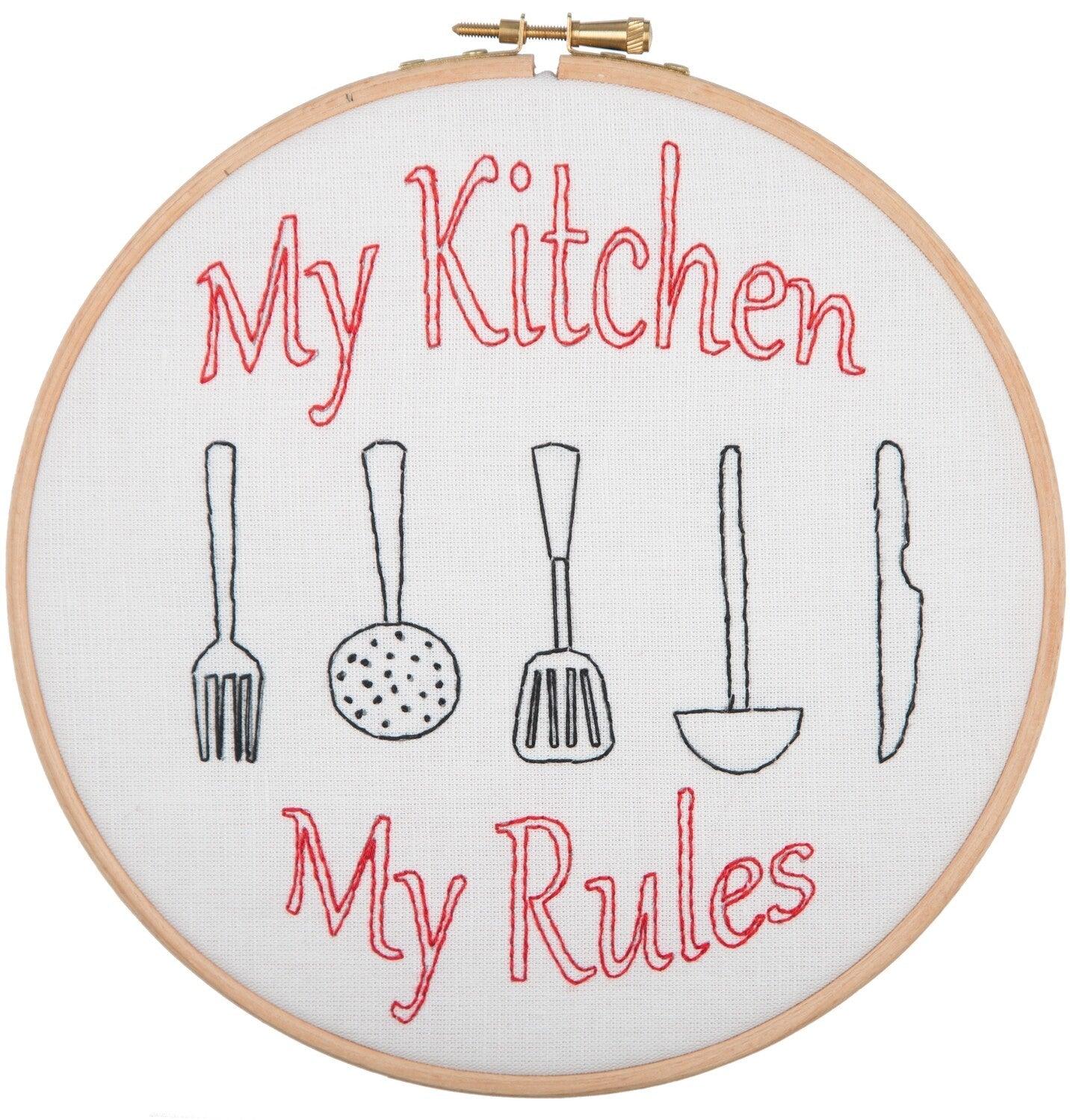 The Kitchen Collection - AHP502, My Kitchen - My Rules - Luca-S Cross Stitch Kits