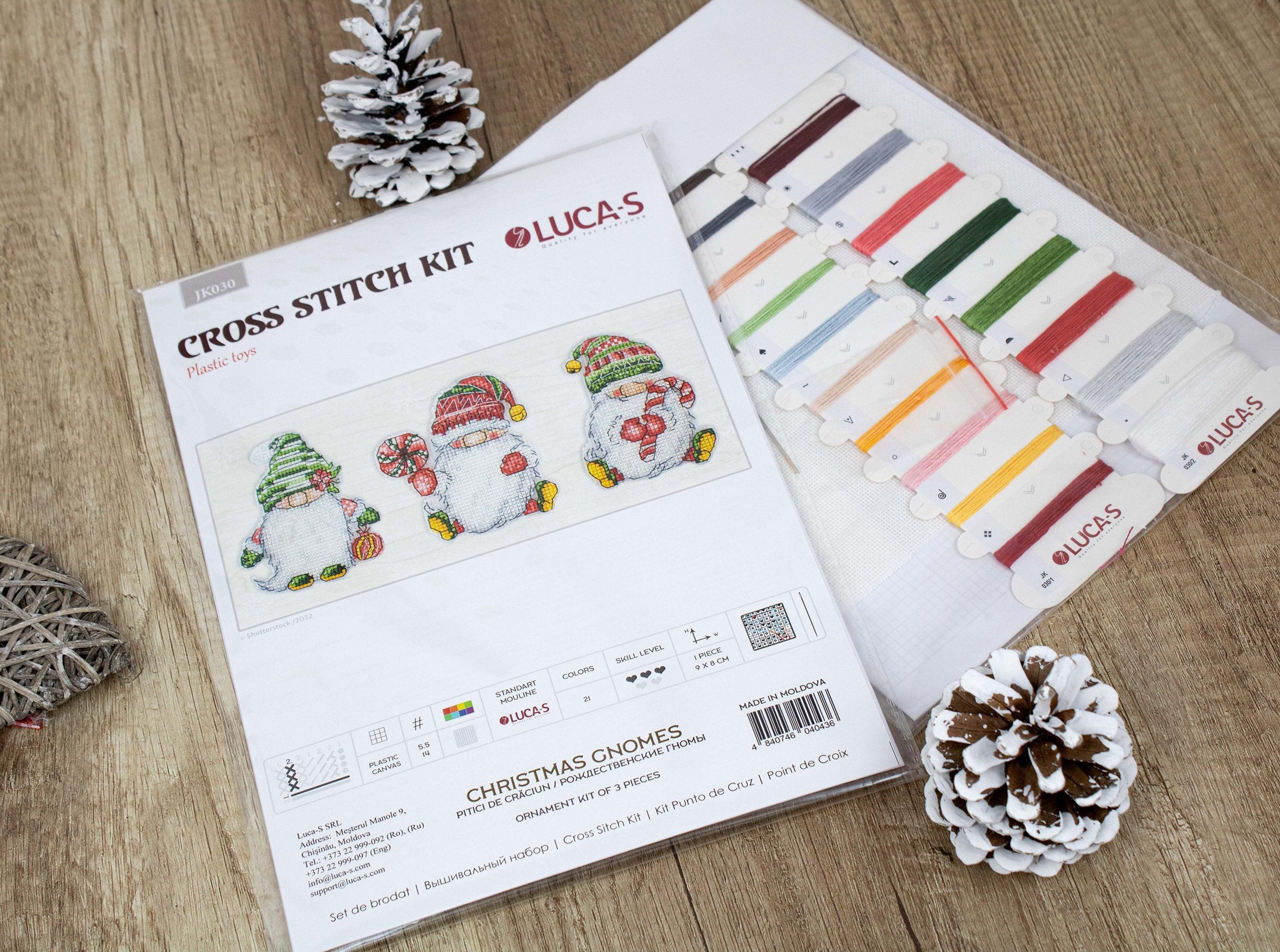Toys Cross Stitch Kit Luca-S - Christmas Gnomes JK030 - Luca-S