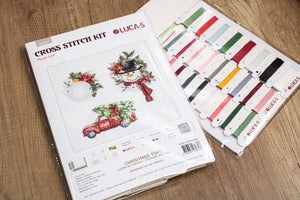 Toys Cross Stitch Kits - Christmas Toys, JK037 - Luca-S Cross Stitch Toys